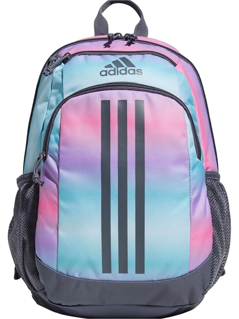 adidas Kids Pink Purple Blue Ombre Backpack